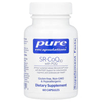 Pure Encapsulations, SR-CoQ10 With PQQ, 60 Capsules UPC 766298012650 | HiLife Vitamins