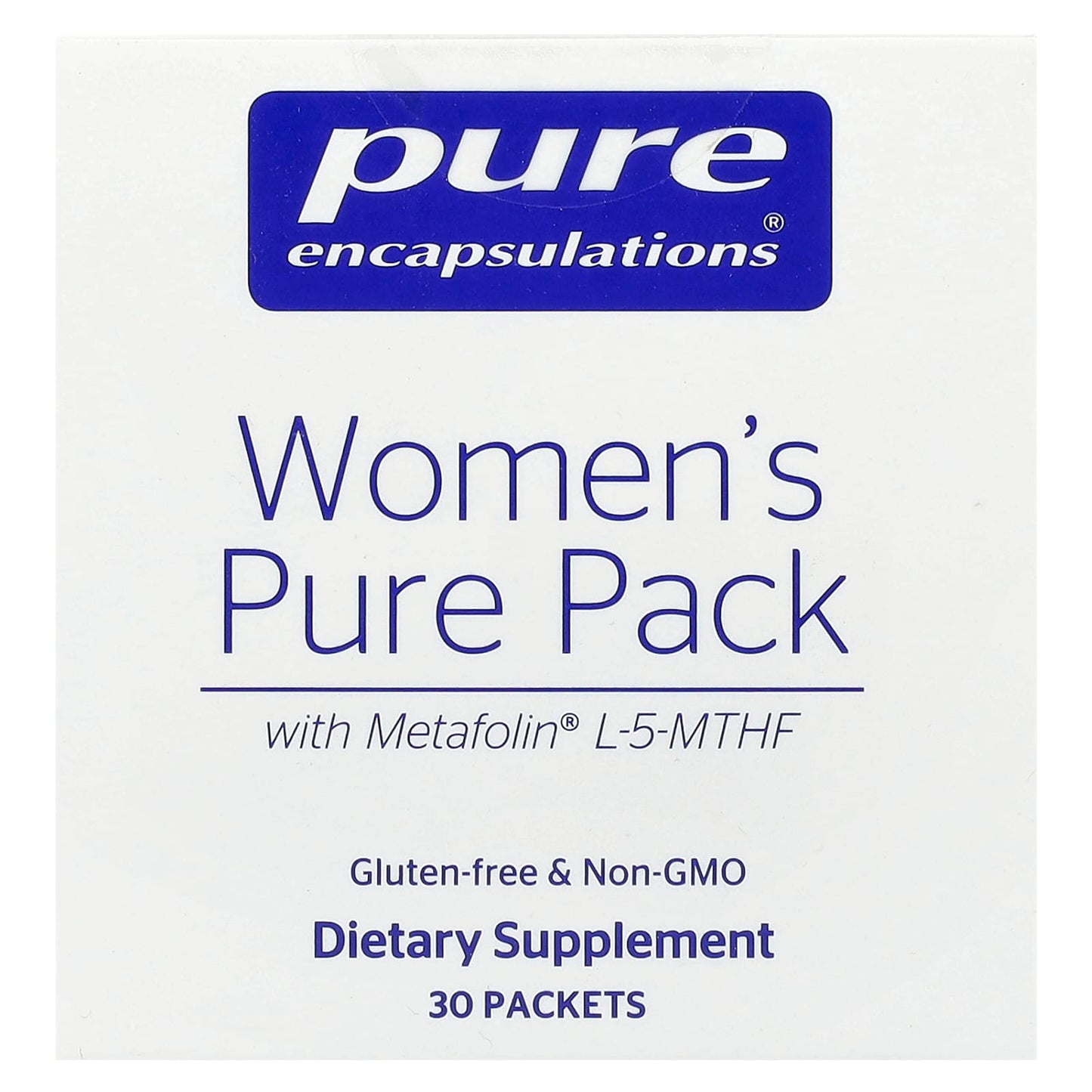 Pure Encapsulations, Women's Pure, 30 Packets UPC 766298012735 | HiLife Vitamins