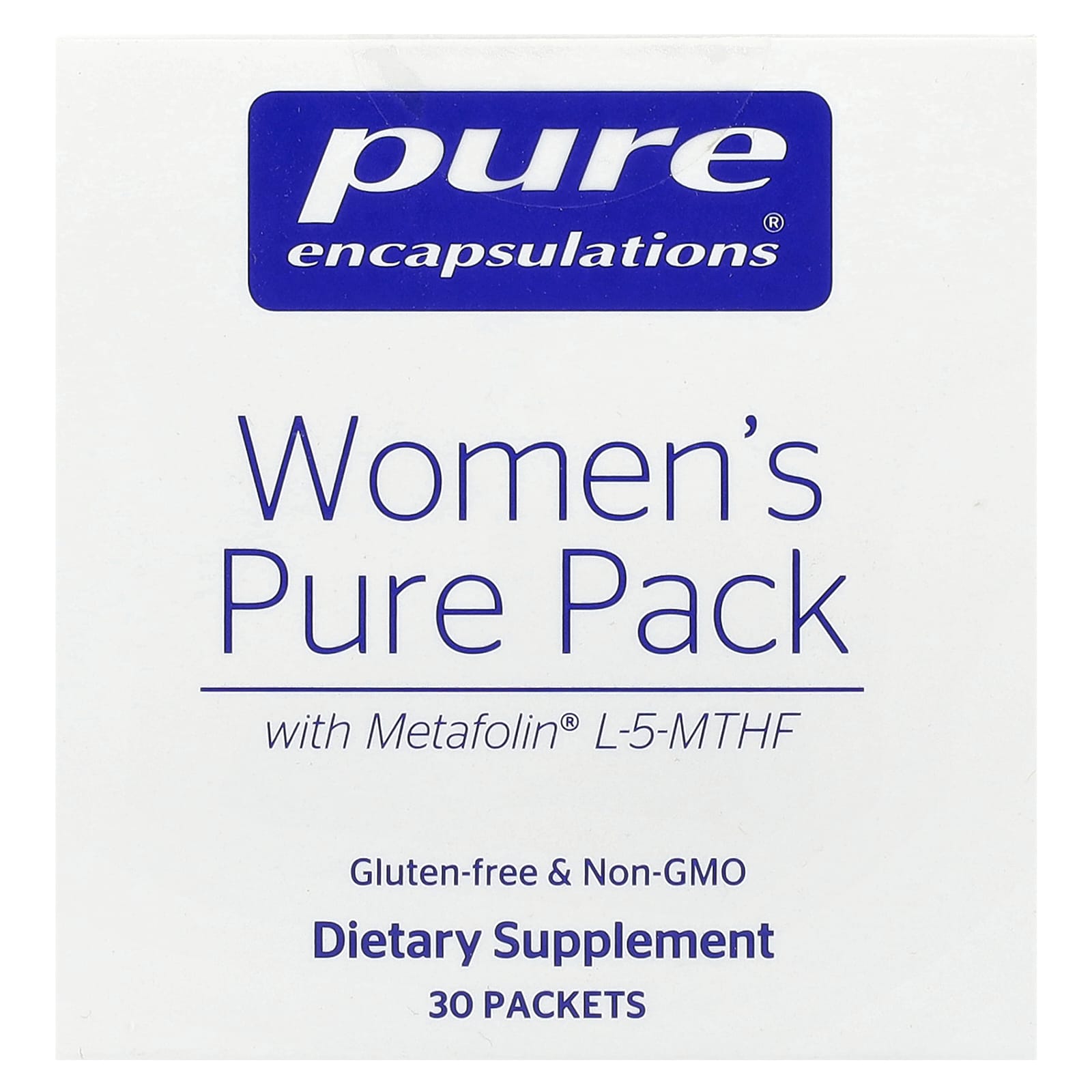 Pure Encapsulations, Women's Pure, 30 Packets UPC 766298012735 | HiLife Vitamins