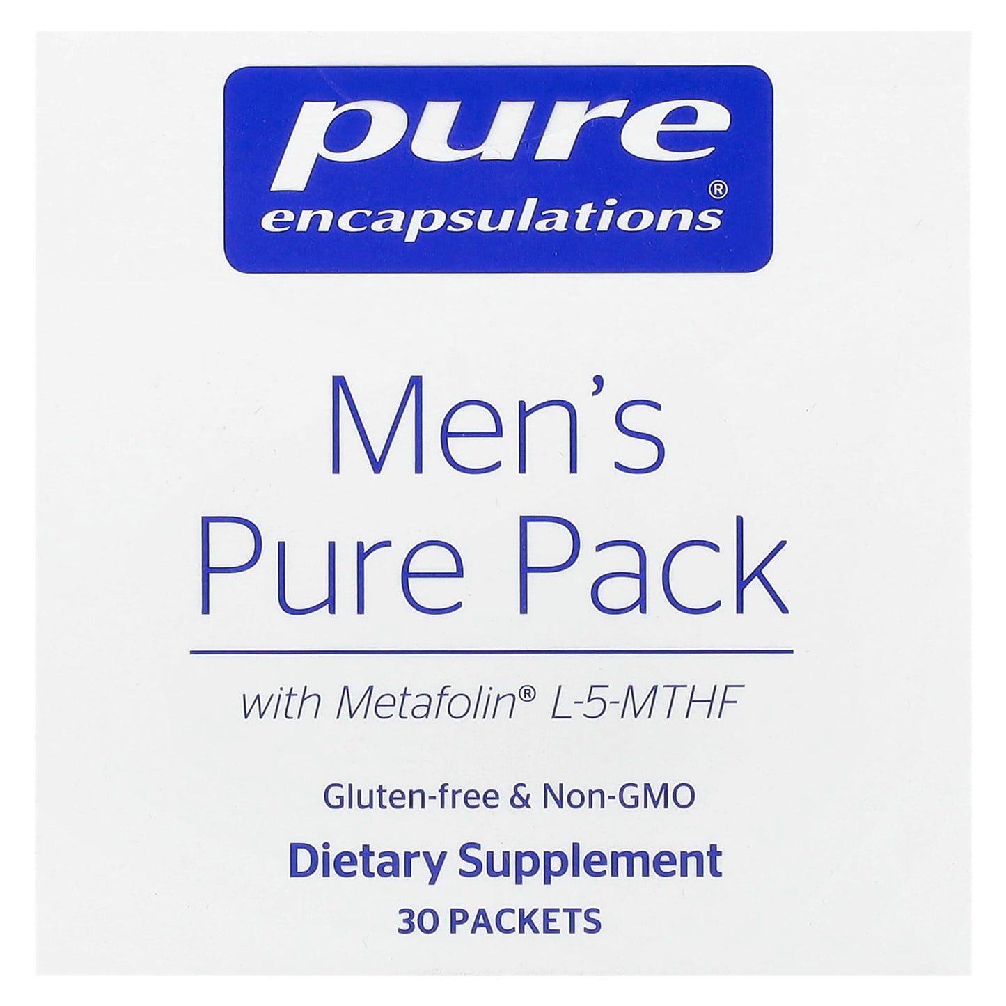 Pure Encapsulations, Mens Pure Pack, 30 Packets UPC 766298012742 | HiLife Vitamins