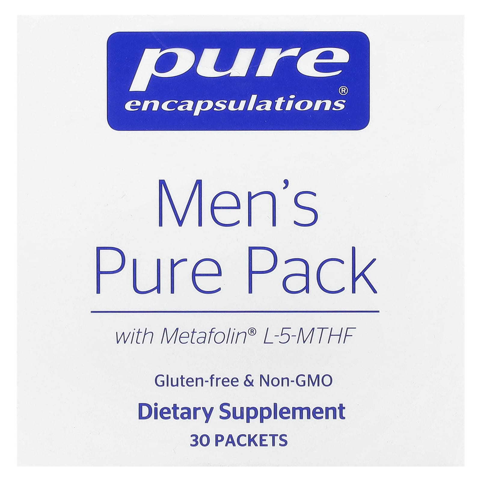 Pure Encapsulations, Mens Pure Pack, 30 Packets UPC 766298012742 | HiLife Vitamins