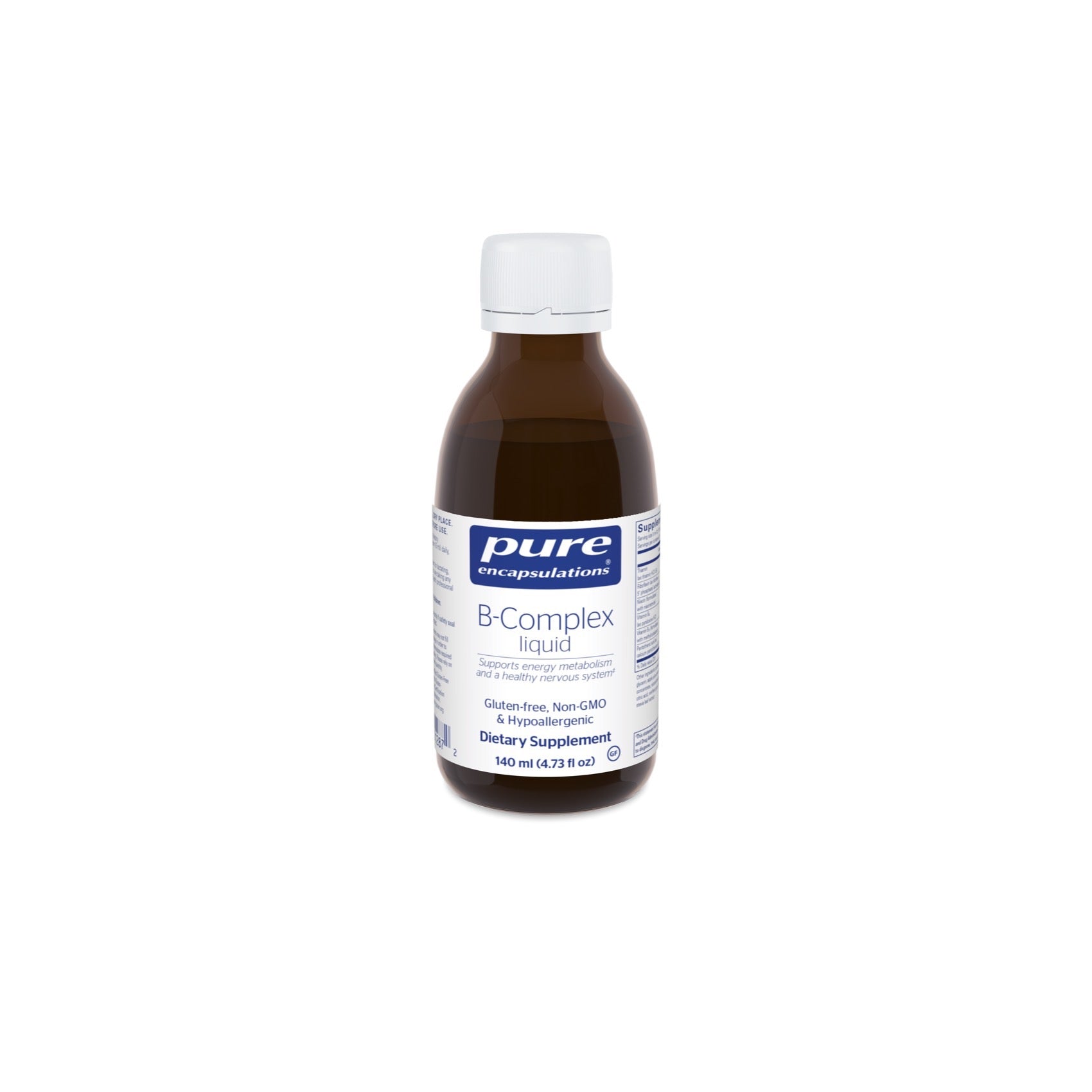 Pure Encapsulations, B-Complex Liquid, 4.73 Oz UPC 766298012872 | HiLife Vitamins