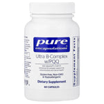 Pure Encapsulations, Ultra B-Complex W/ PQQ, 60 Capsules UPC 766298013169 | Hilife Vitamins