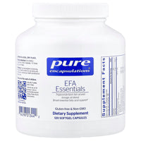 Pure Encapsulations, EFA Essentials, 120 Softgels UPC 766298013442 | Hilife Vitamins