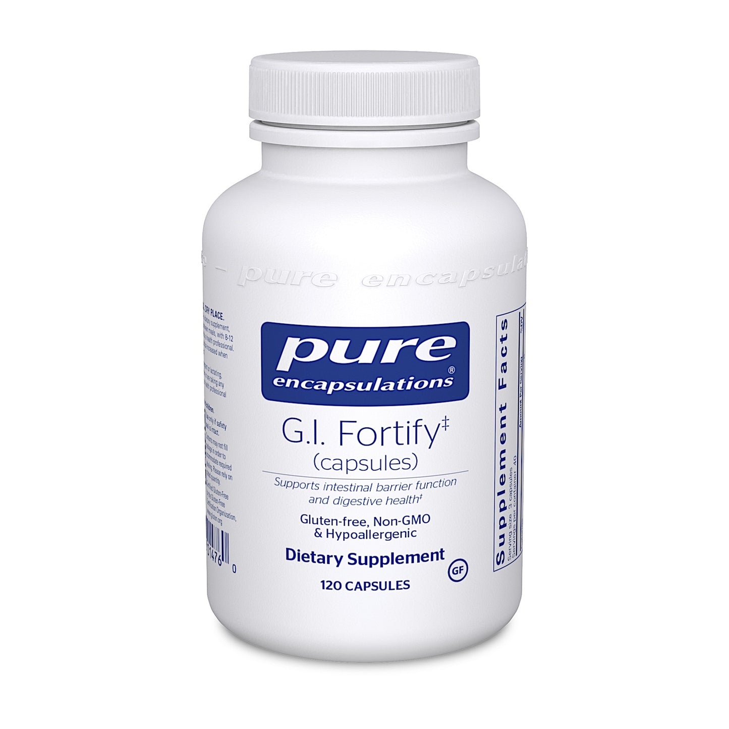 Pure Encapsulations, G.I. Fortify, 120 Capsules UPC 766298014760 | HiLife Vitamins