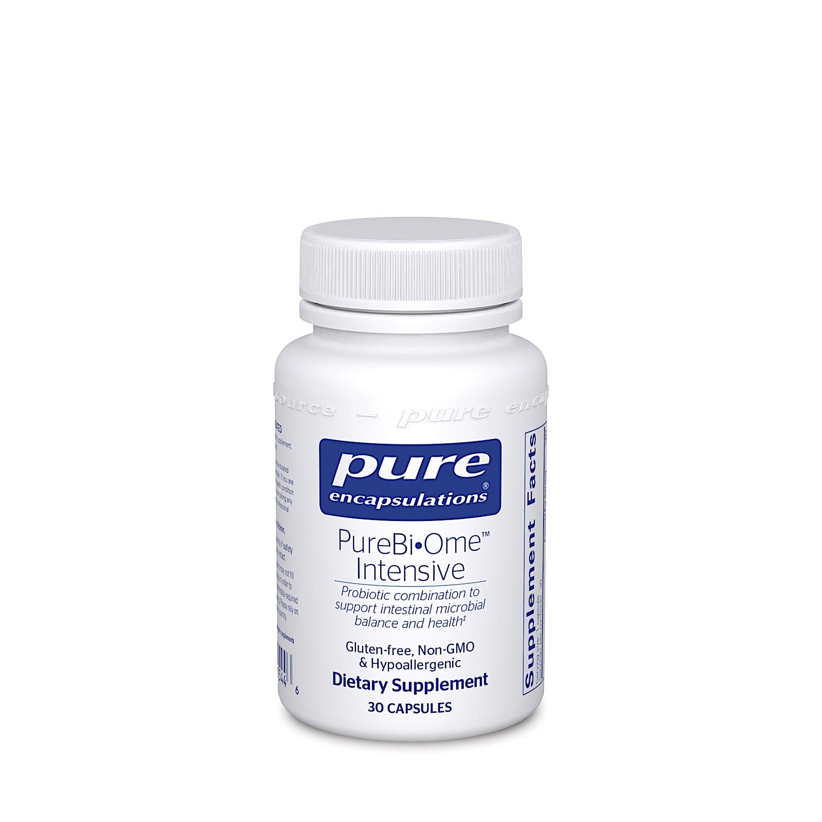 Pure Encapsulations, PureBi Ome Intensive, 30 Capsules UPC 766298015446 | HiLife Vitamins