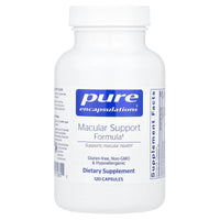 Pure Encapsulations, Macular Support Formula, 120 Capsules UPC 766298015811 | HiLife Vitamins