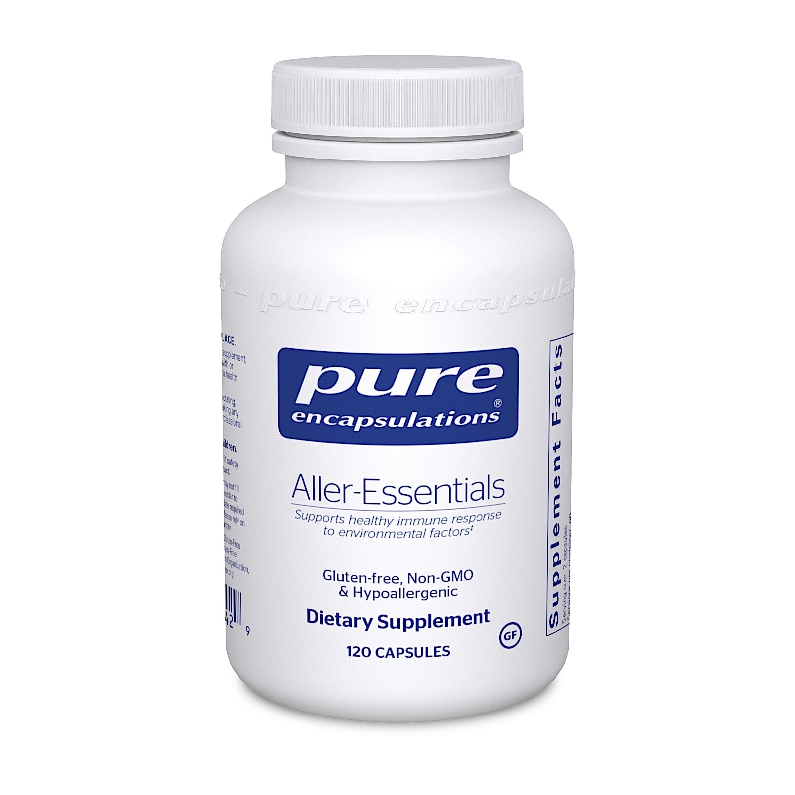 Pure Encapsulations, Aller-Essentials, 120 Capsules UPC 766298016429 | HiLife Vitamins