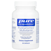 Pure Encapsulations, PureGenomics Multi, 60 Capsules UPC 766298017129 | HiLife Vitamins