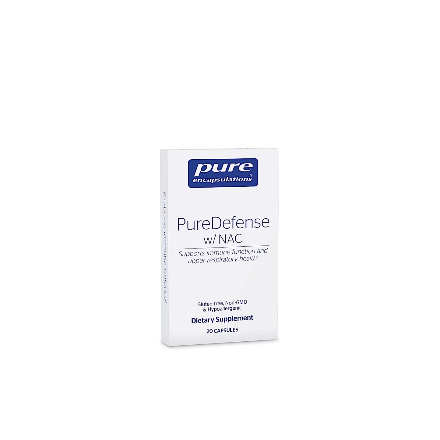 Pure Encapsulations, Pure Defense w/NAC travel pack, 20 Capsules UPC 766298017228 | HiLife Vitamins