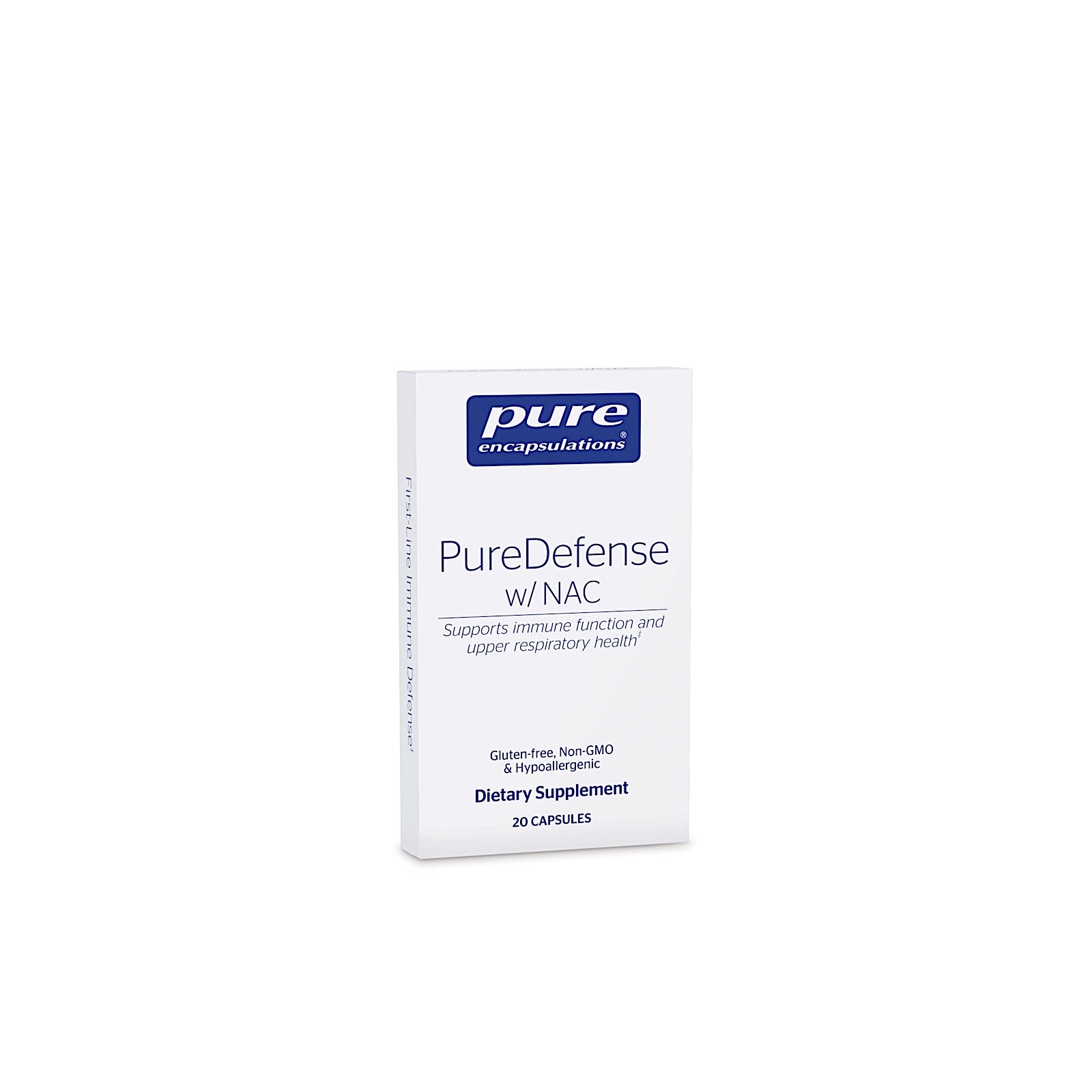 Pure Encapsulations, Pure Defense w/NAC travel pack, 20 Capsules UPC 766298017228 | HiLife Vitamins