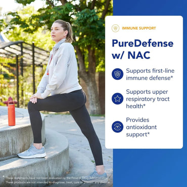 Pure Encapsulations, PureDefense w/NAC travel pack, 20 Capsules UPC 766298017228 | Hilife Vitamins