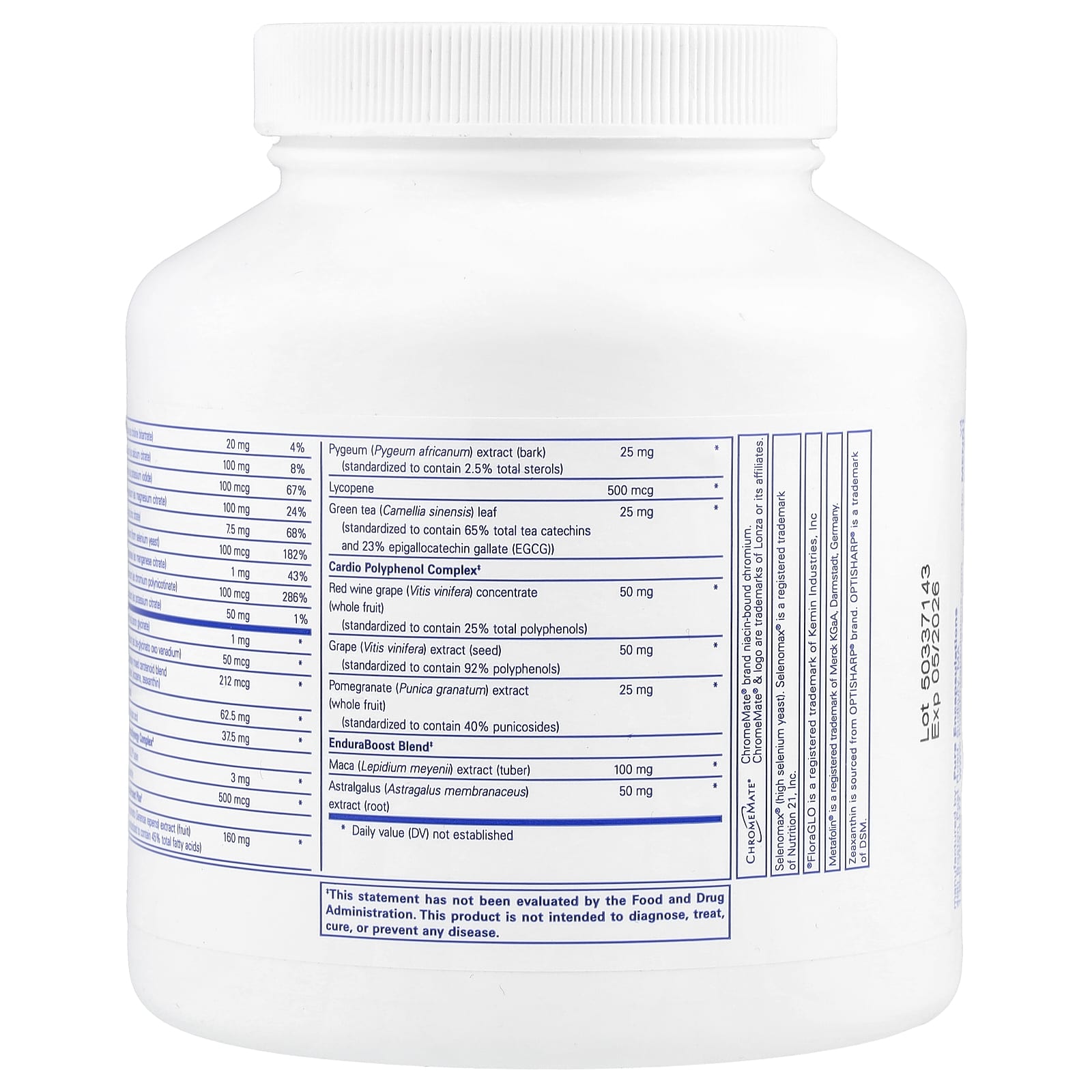 Pure Encapsulations, Men's Nutrients, 180 Capsules UPC 766298017495 | HiLife Vitamins