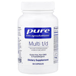 Pure Encapsulations, Multi T/D, 60 Capsules UPC 766298018164 | Hilife Vitamins