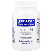 Pure Encapsulations, Multi T/D, 60 Capsules UPC 766298018164 | Hilife Vitamins