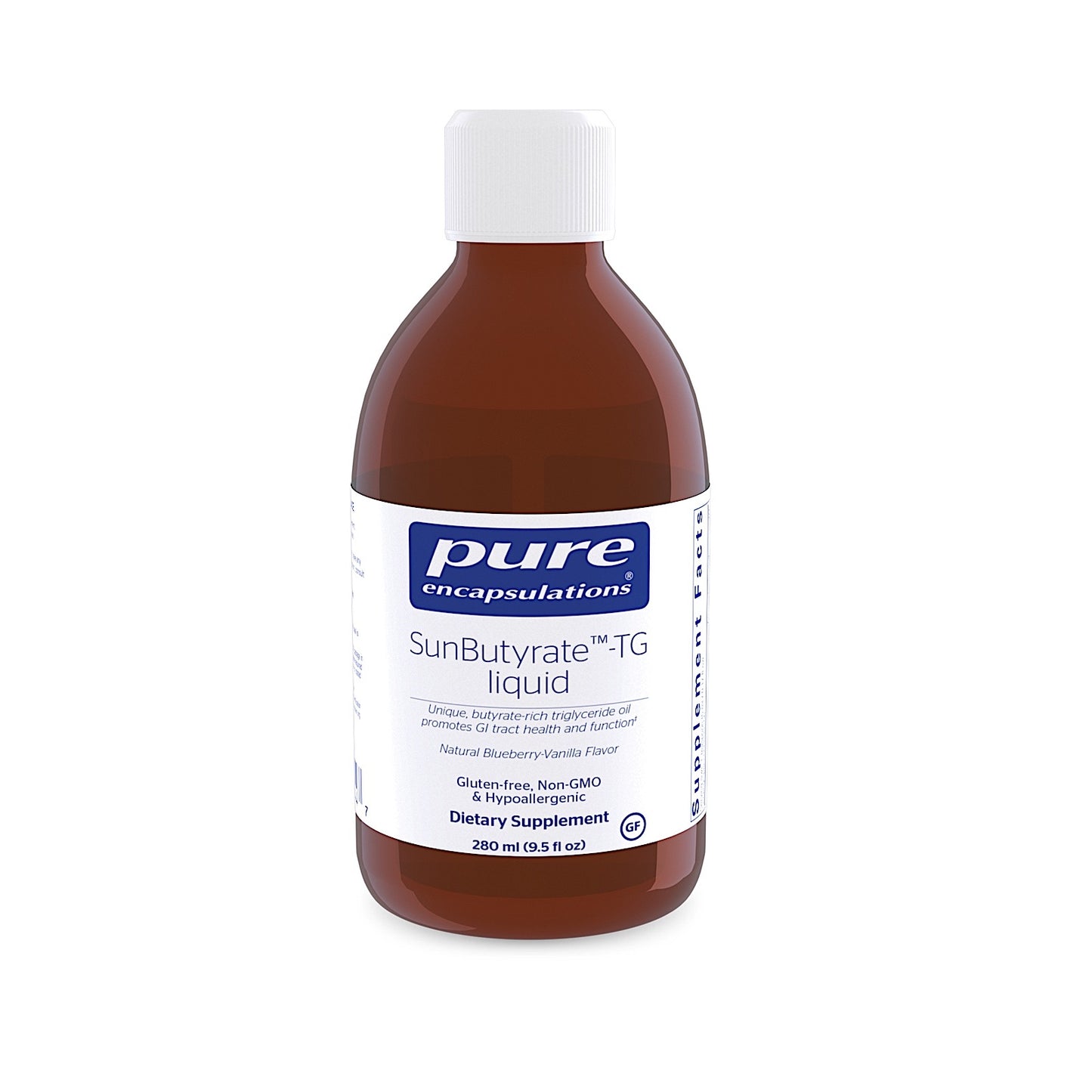 Pure Encapsulations, SunButyrate-TG liquid, 9.5 Fl Oz UPC 766298021447 | HiLife Vitamins