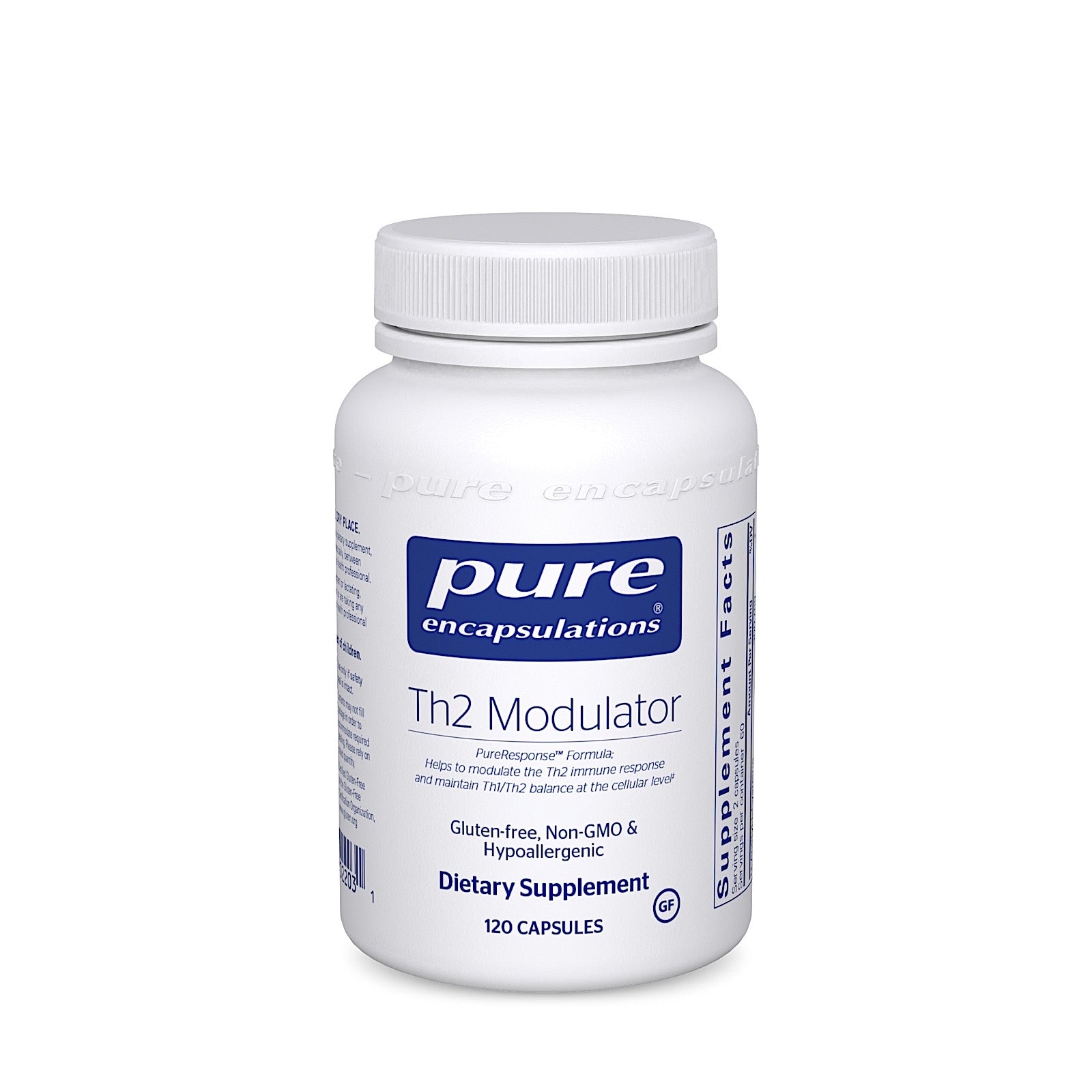 Pure Encapsulations, Th2 Modulator, 120 Capsules UPC 766298022031 | HiLife Vitamins