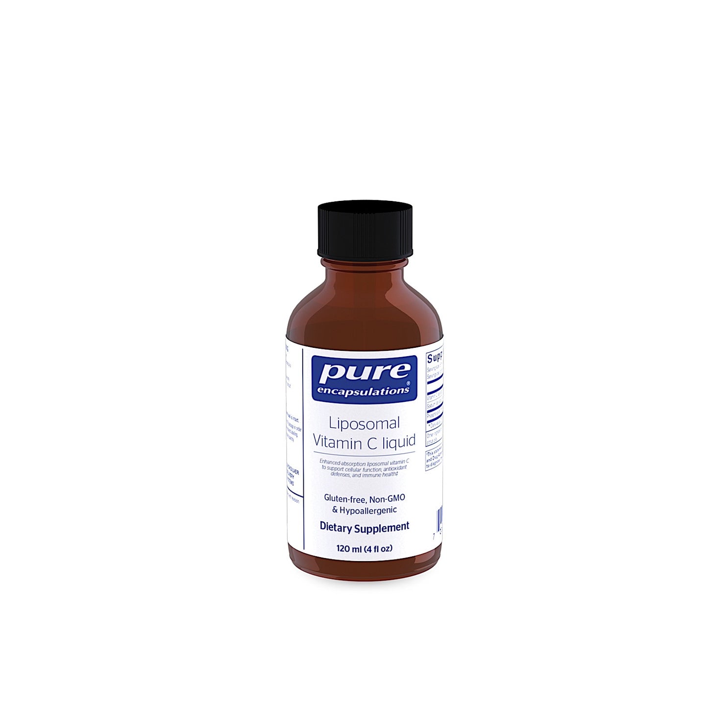 Pure Encapsulations, Liposomal Vitamin C, 4 Fl Oz liquid UPC 766298022147 | HiLife Vitamins