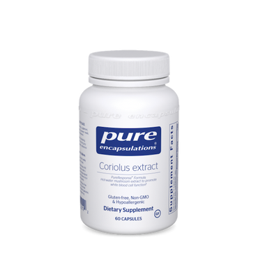 Pure Encapsulations, Coriolus Extract, 60 Capsules UPC 766298022192 | HiLife Vitamins