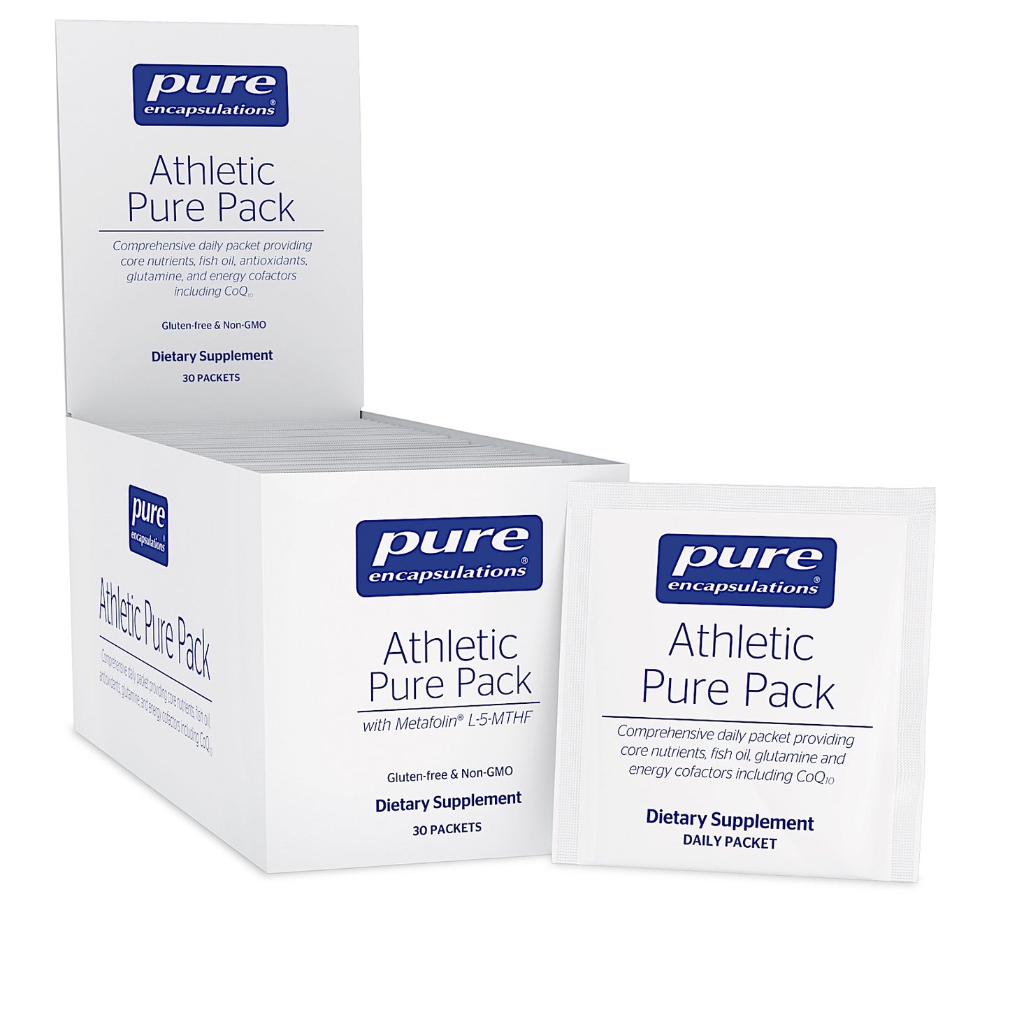 Pure Encapsulations, Athletic Pure Pack, 30 packets UPC 766298022246 | HiLife Vitamins