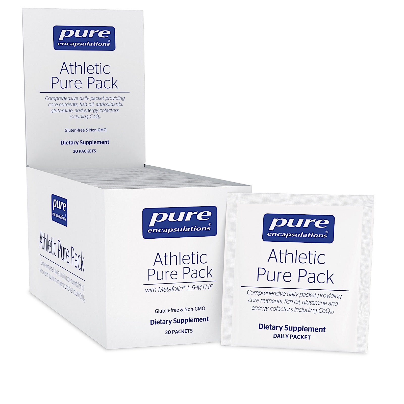 Pure Encapsulations, Athletic Pure Pack, 30 packets UPC 766298022246 | HiLife Vitamins