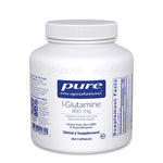Pure Encapsulations, l-Glutamine 850 mg, 250 Capsules UPC 766298022345 | HiLife Vitamins