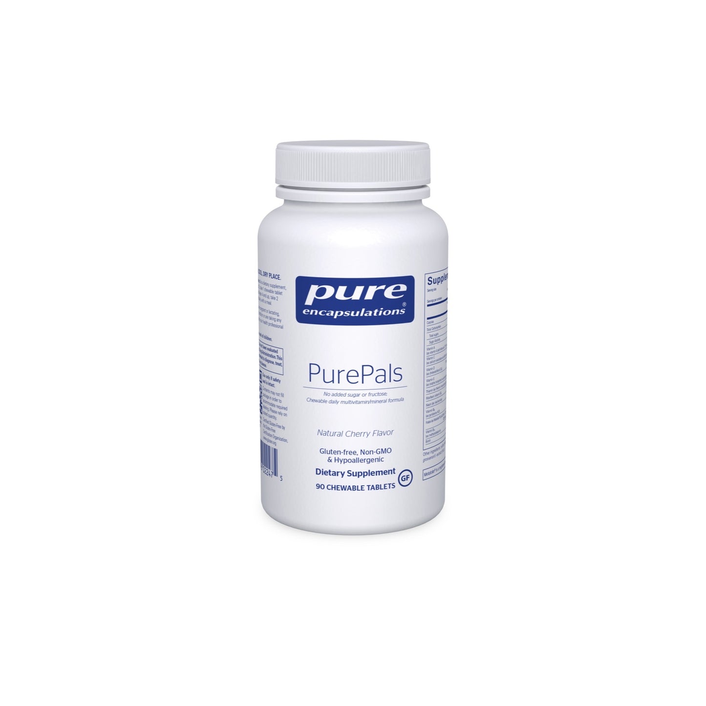 Pure Encapsulations, PurePals (Without Iron), 90 Chewable Tablets UPC 766298022475 | HiLife Vitamins