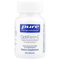 Pure Encapsulations, OptiFerin-C, 60 Capsules UPC 766298023267 | HiLife Vitamins