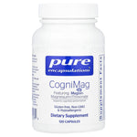 Pure Encapsulations, CogniMag, 120 Capsules UPC 766298023939 | HiLife Vitamins