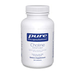 Pure Encapsulations, Choline (bitrate) 275 mg, 100 Capsules UPC 766298024790 | HiLife Vitamins