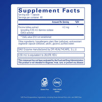 Pure Encapsulations, DAO Enzyme, 60 Capsules UPC 766298025834 | HiLife Vitamins