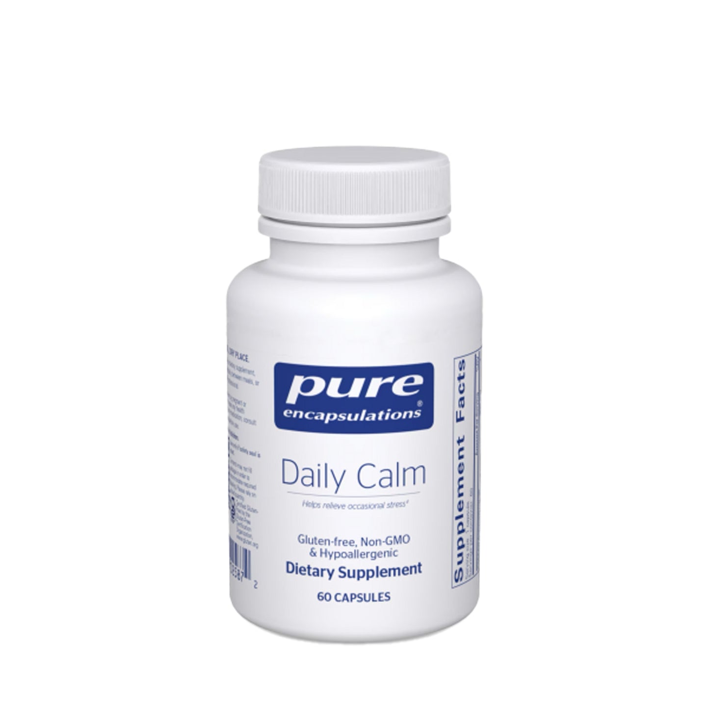 Pure Encapsulations, Daily Calm, 60 Capsules UPC 766298025872 | HiLife Vitamins