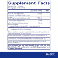 Pure Encapsulations, Daily Calm, 60 Capsules UPC 766298025872 | HiLife Vitamins