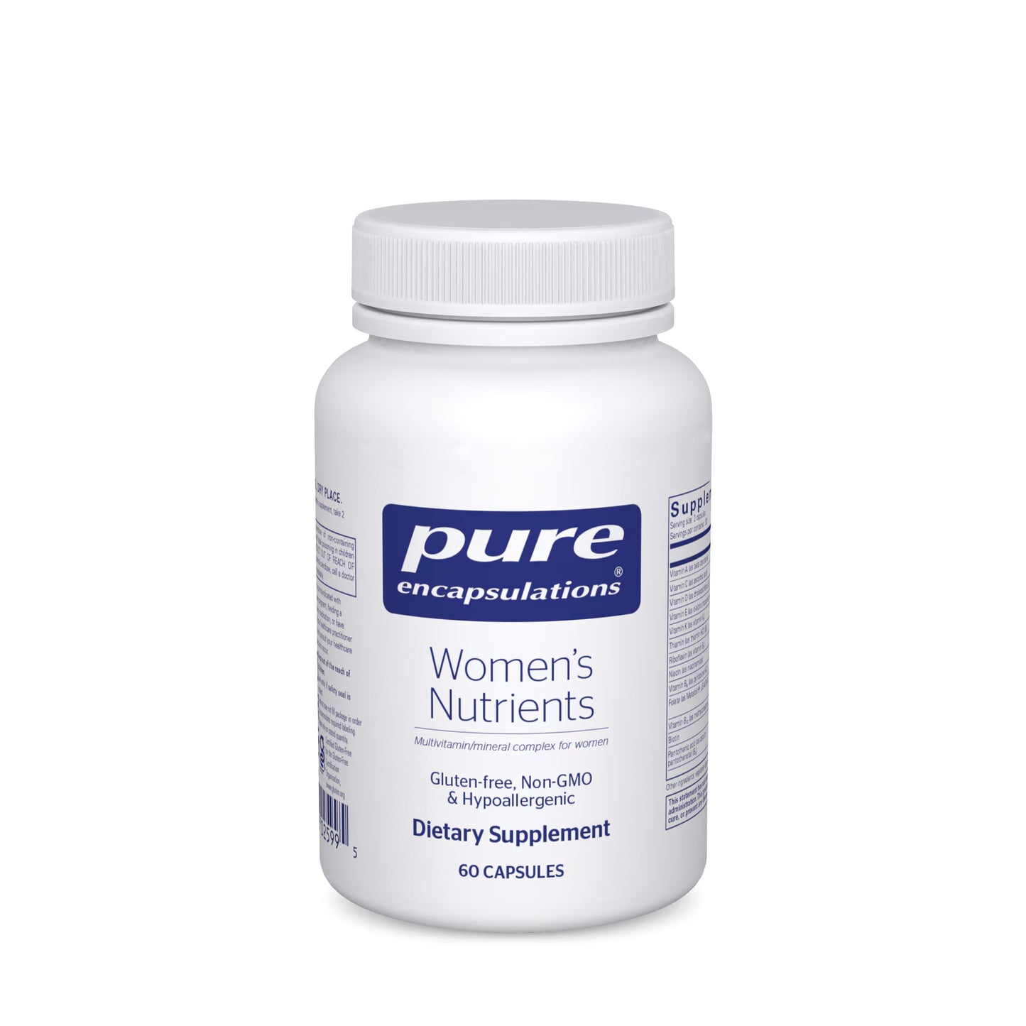 Pure Encapsulations, Women’s Nutrients, 60 Capsules UPC 766298025995 | HiLife Vitamins
