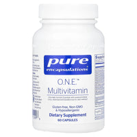 Pure Encapsulations, O.N.E. Multivitamin, 60 Capsules - 766298114996 | Hilife Vitamins