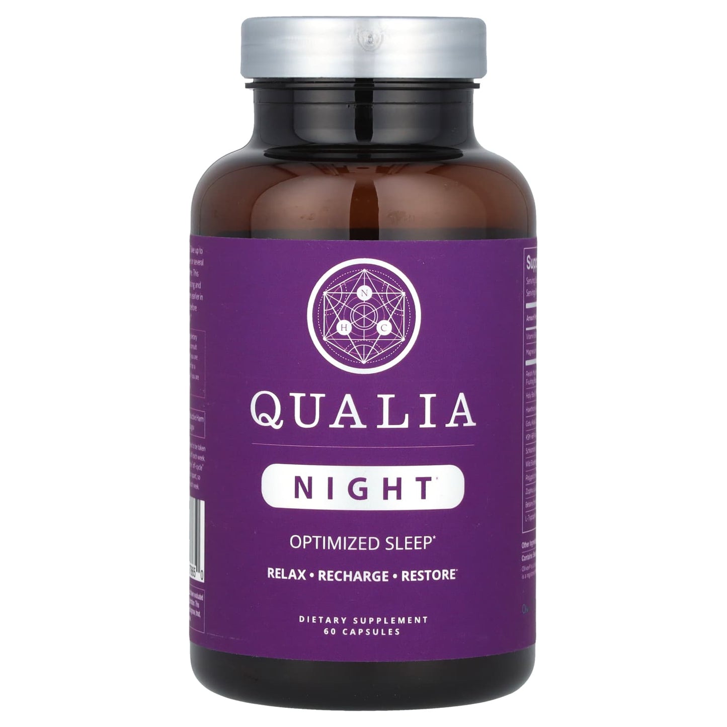 Qualia, Night®, 60 Capsules UPC 037182978650 | HiLife Vitamins