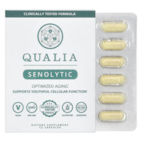 Qualia, Senolytic, 12 Capsules UPC 850027149202 | Hilife Vitamins