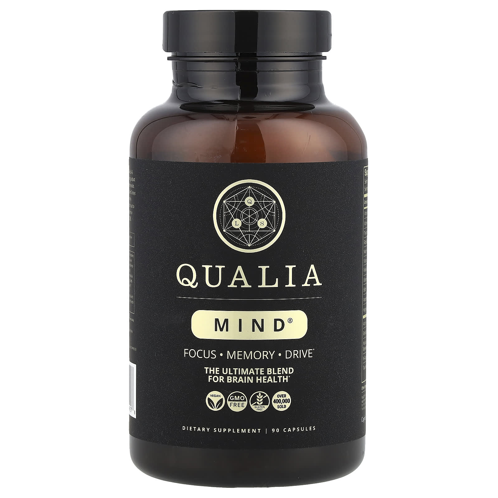 Qualia, Mind®, 90 Capsules UPC 0850027149578 | HiLife Vitamins