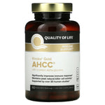 Quality Of Life, Kinoko Gold AHCC with Acylated Alpha-Glucans, 60 Vegicaps UPC 812259000027 | HiLife Vitamins