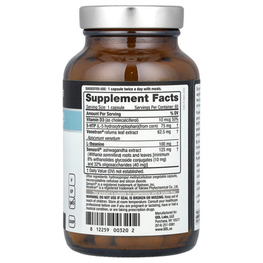 Quality Of Life, Pure Balance Seratonin, 60 Capsules UPC 812259003202 | HiLife Vitamins