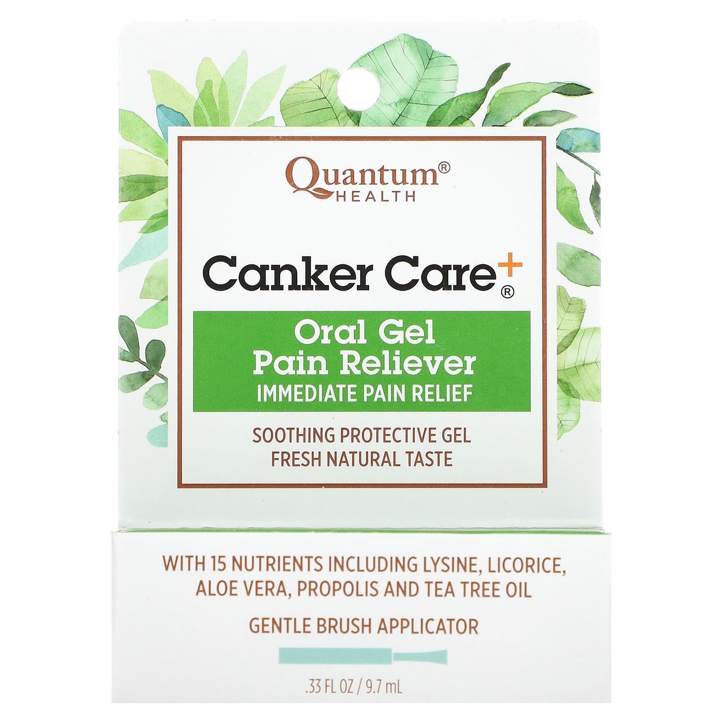 Quantum, Canker Care+ Gel, 0.33 Oz UPC 046985017862 | Hilife Vitamins