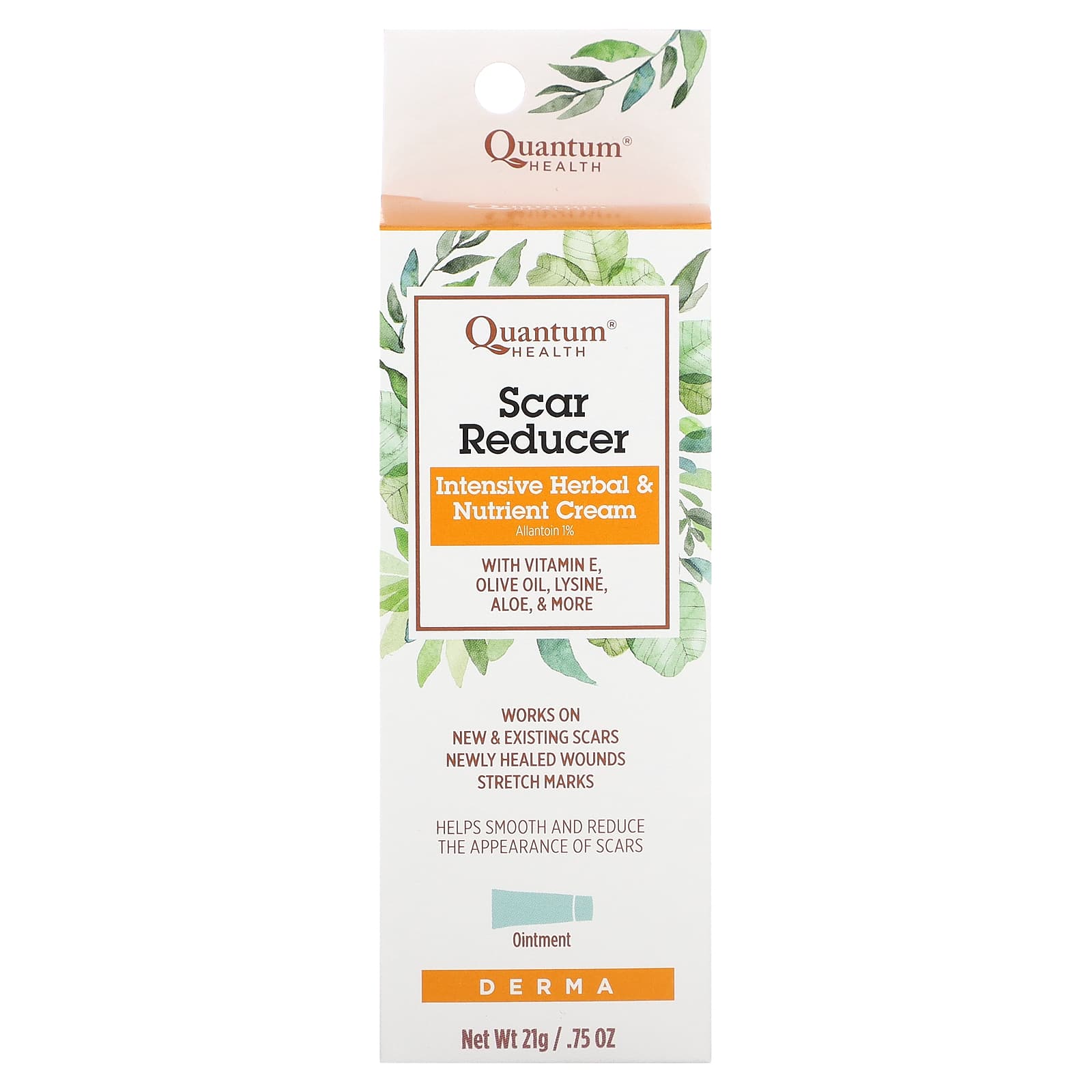 QUANTUM, Scar Reducing Cream, 21 GM UPC 046985018012 | Hilife Vitamins