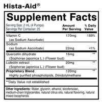 Quicksilver Scientific, Nanoemulsion, Hista-Aid, 1.7 fl oz UPC 752830988989 | HiLife Vitamins