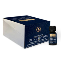 Quicksilver Scientific, Focus & Clarity Shots, 12 Count, 0.34 fl oz/10mL UPC 810147500628 | HiLife Vitamins
