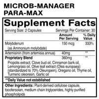 Quicksilver Scientific, Microb Manager Para-Max, 60 Softgels UPC 644216045501 | HiLife Vitamins