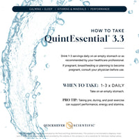 Quicksilver Scientific, Quintessentia® 3.3 Hypertonic, 30 Sachets UPC 644216046003 | Hilife Vitamins