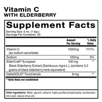 Quicksilver Scientific, Vitamin C + Elderberry, 3.38 FL OZ (100 mL) UPC 644216047406 | Hilife Vitamins