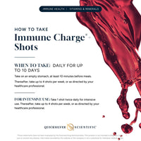 Quicksilver Scientific, Immune Charge+ Shots, 0.4 FL OZ UPC 644216047604 | HiLife Vitamins