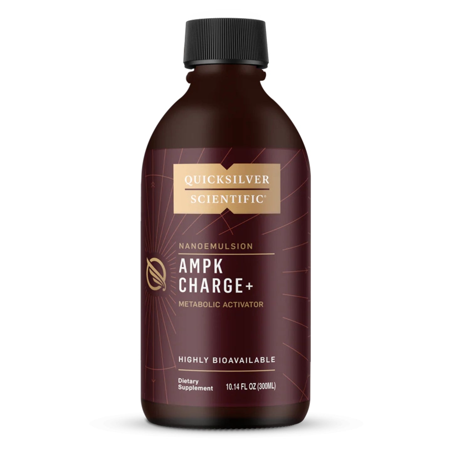 Quicksilver Scientific, AMPK+ Charge, 10.14 fl oz(300ml) UPC 644216048908 | HiLife Vitamins