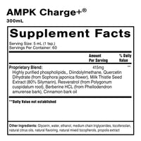 Quicksilver Scientific, AMPK+ Charge, 10.14 fl oz(300ml) UPC 644216048908 | HiLife Vitamins